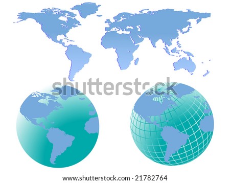 outline world map with continents. World+map+continents+