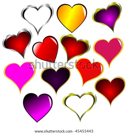 clip art of hearts. valentines hearts clip art