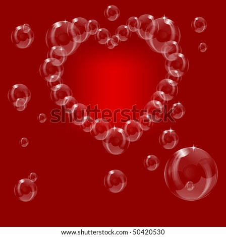 bubbles heart