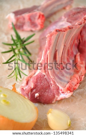 Raw Lamb Meat