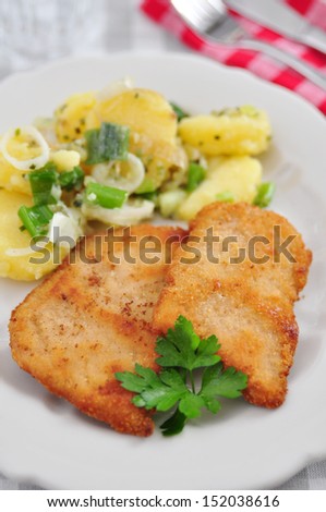 Wiener Schnitzel - fried pork chop