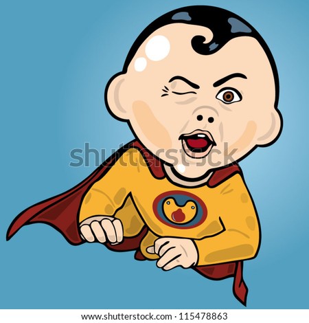 baby superhero