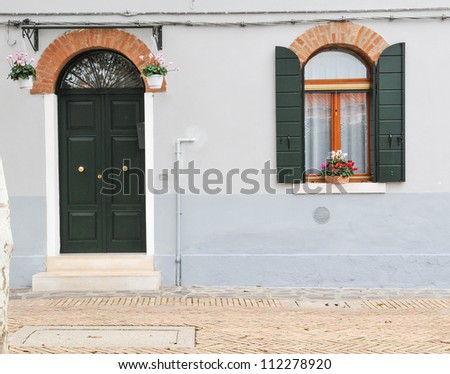 Door and window old style