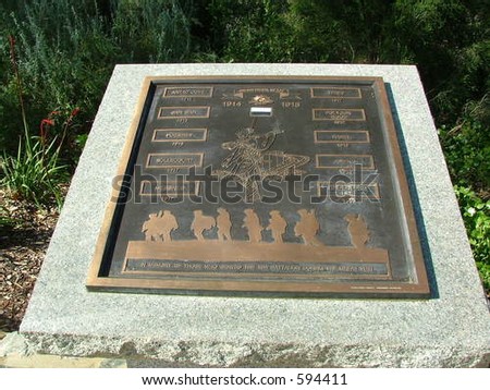 Australian war memorial Africa