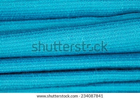 Synthetic fabric as background. Small depth of field