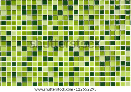 green tone color small square tiles abstract pattern background