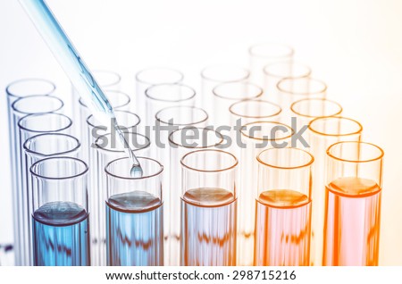 science laboratory test tubes