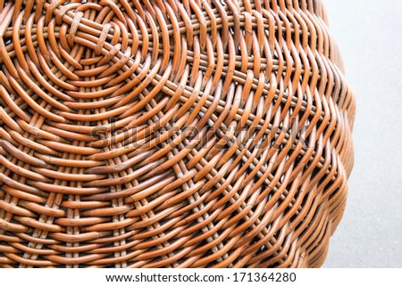 Rattan which is used to weave baskets and others