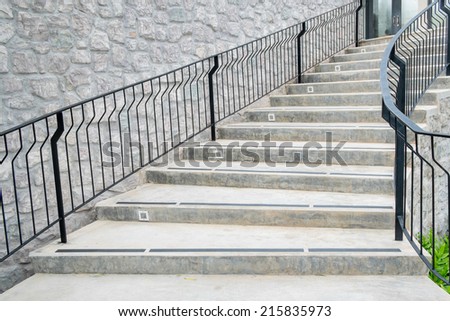 Modern Cement stairs