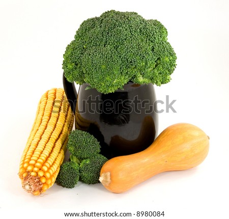 healthy food studio isolated over white