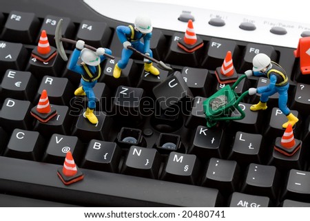 Clip Art Keyboard. computer repair clip art.