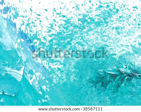 water splash like high magnification oil painting texture.
