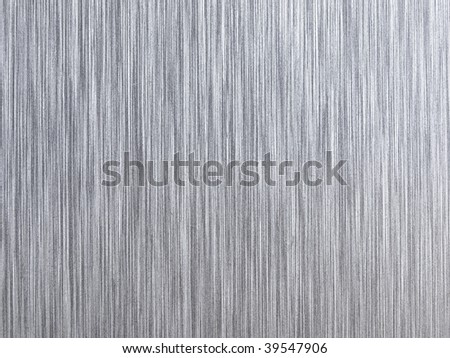 High resolution brushed metal. Vertical grain. Actual photo of brushed metal. Focus on entire surface.