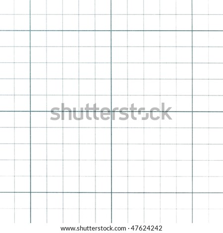 Graph paper grid isolated on white.