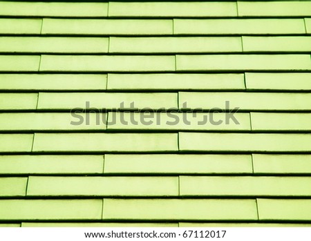Green Shingles Roof