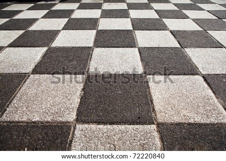 stock photo : Black and white Black And White Tile Flooring. stock photo : Black and white