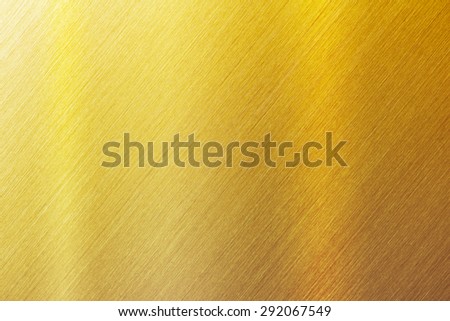 Gold brushed metal surface. sharp to the corners.