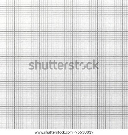 Graph paper with quartered sub sections. Light grey line.
