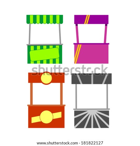 street food, kiosk, food cart