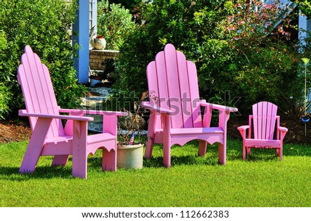 Pink Lawn Chairs
