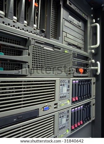 datacenter computer servers rack
