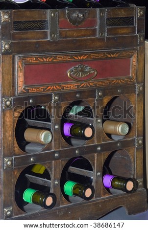 old wine cabinet