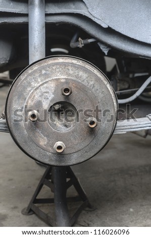 Classic car drum brake