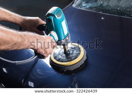 Car polishing series : Polishing blue car