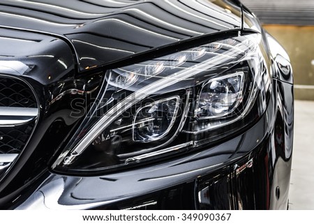 Car polishing series : Clean black car
