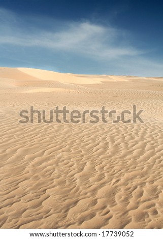 Sarah Desert with great light and Texture to powder soft Sand