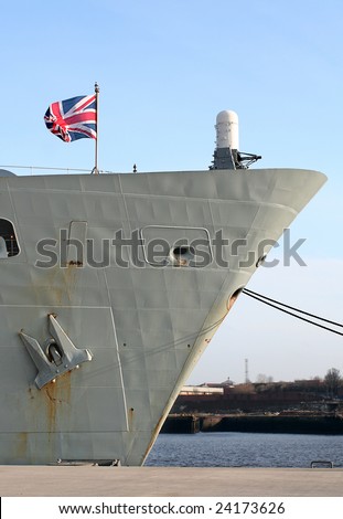HMS Ark Royal aircraft carrier and flagship of the British Royal Navy