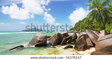 Paradise Lost,  stunning La Dique the most idyllic Beautiful Island of The Seychelles in the Indian Ocean