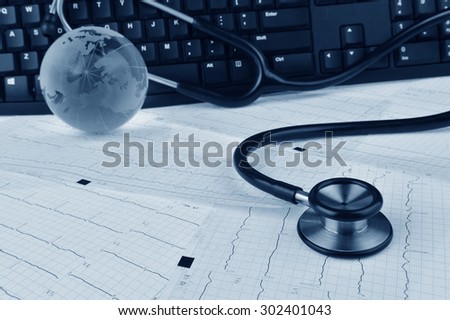 The stethoscope on the electrical diagram