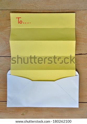 note letter