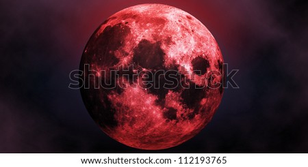 Red Scary Background