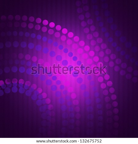 Digital background of purple color with circles and stripes.