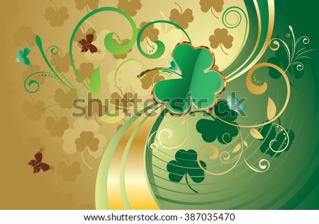 http://www.shutterstock.com/pic-387035470/stock-vector-decorative-gold-and-green-design-for-st-patricks-day-holiday-background.html