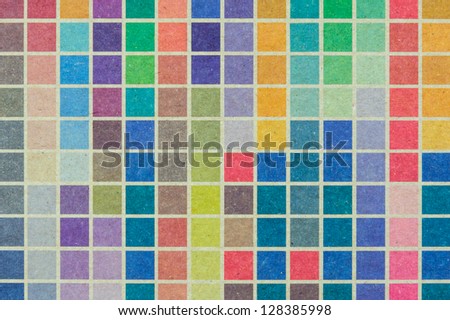 various color tab on book cover
