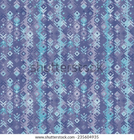 Geometric seamless pattern. Structure colored geometric shapes.