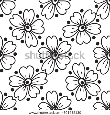 Floral Pictures Black And White : Floral Wallpaper Home Decor The Home