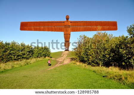 Free public landmark Angel of the North Gateshead Northumberland England Free public landmark Angel of the North Gateshead Northumberland England