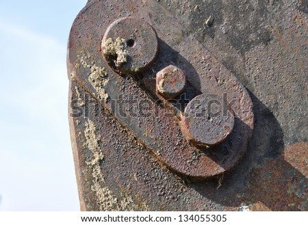 Rusted Industrial Component