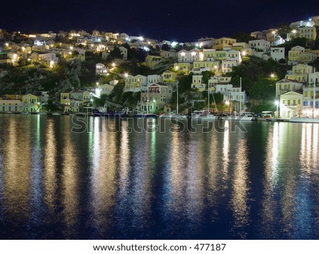 Night at Simi, Greece