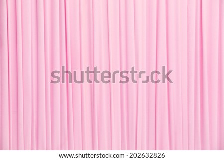 Close up pink color curtain texture background