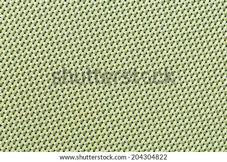 Close up green color rattan or wicker weave texture