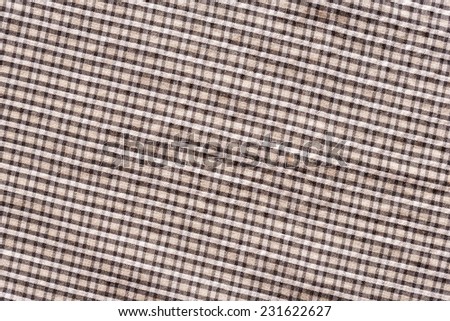 Close up wrinkled old and dirty checkerboard pattern cloth texture