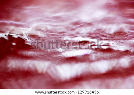 Abstract twists. macro shot of liquid soap