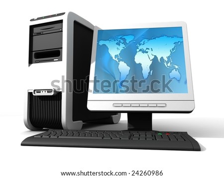 Modern Computers on Modern Computer Stock Photo 24260986   Shutterstock