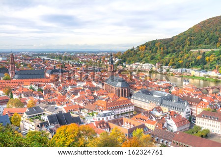 High Dynamic Range of Heidelberg in Germany