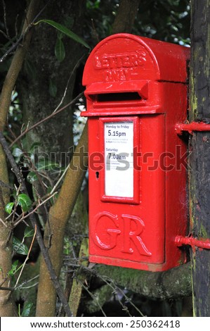 An English village post box ~ Taken in the village  of Belstone, on the northern edge of Dartmoor in Devon - A standard Royal Mail design used throughout the UK.